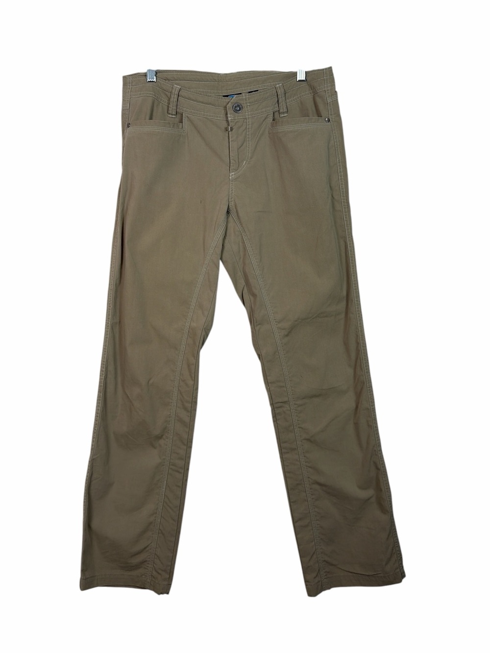 KÜHL Women’s Khaki Hiking Pants Size 10 Regular Stretch Outdoor Utility